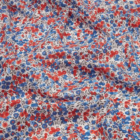 Liberty Fabrics - Tana Lawn - motif : wiltshire tons bleu (prix pour 10cm)