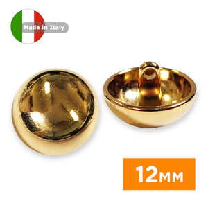 60 Boutons En Alliage Demi-boule Bombée - 12,5 Mm, 4 Couleurs (or, Argent, Bronze, Noir) - Pour Blazer, Couture, DIY