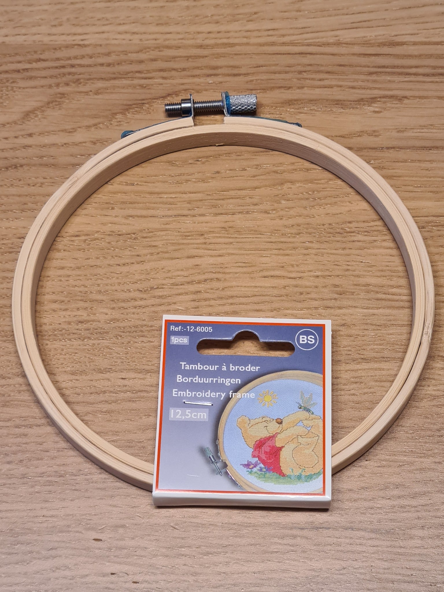 Lot De 20 Cercles à Broder En Bambou 10 Cm - Anneaux Couture Et Broderie Naturels