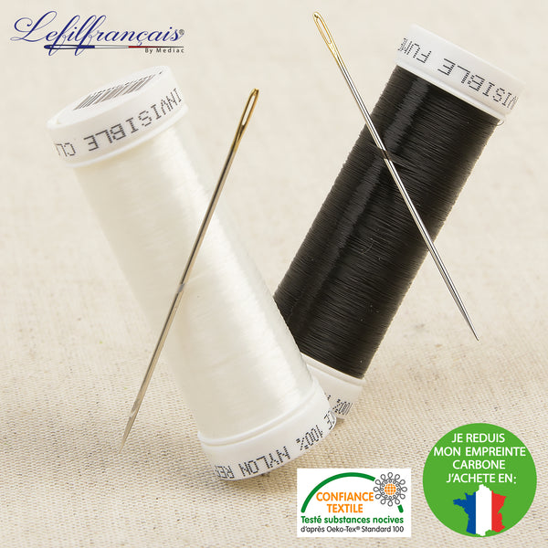 Fil invisible à coudre de la marque le fil français (bobine de 300m)