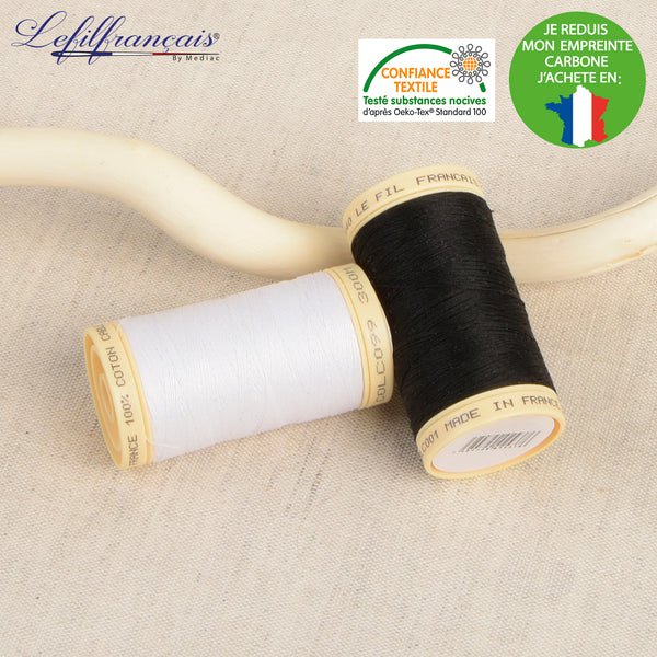 Fil cable coton T40 de la marque Le fil français (prix à la bobine de 300m)