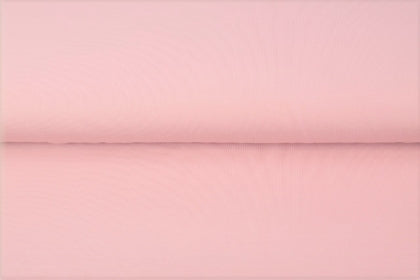 Jersey de coton uni couleur rose ballerine - S112 certifié Oeko-tex (prix pour 10cm)