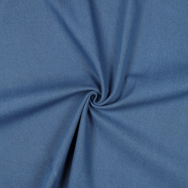 Denim / Jean's washed 05 - 77% coton recyclé - 21% polyester - 2% élasthanne - bleu jeans 05 (prix pour 10cm)