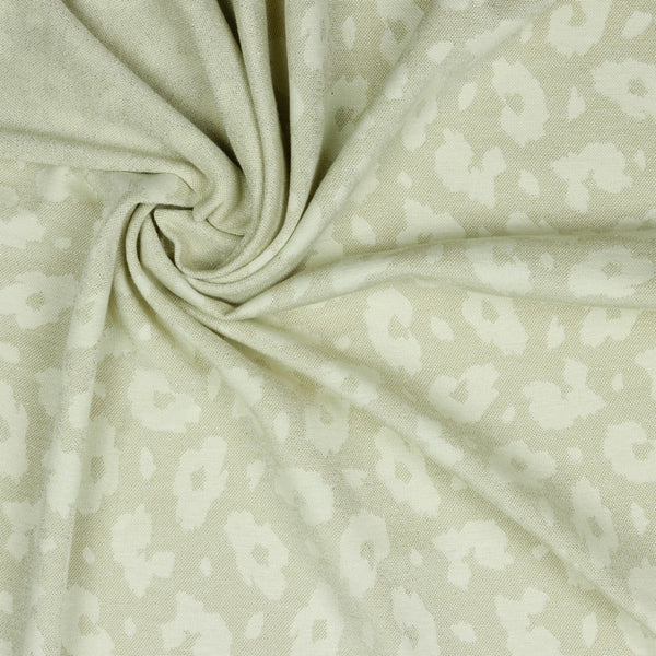 Maille tricotée léo lurex - écru (prix pour 10cm)