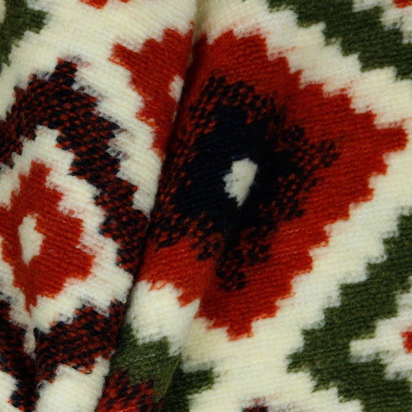 Superbe lainage jacquard (prix pour 10cm)