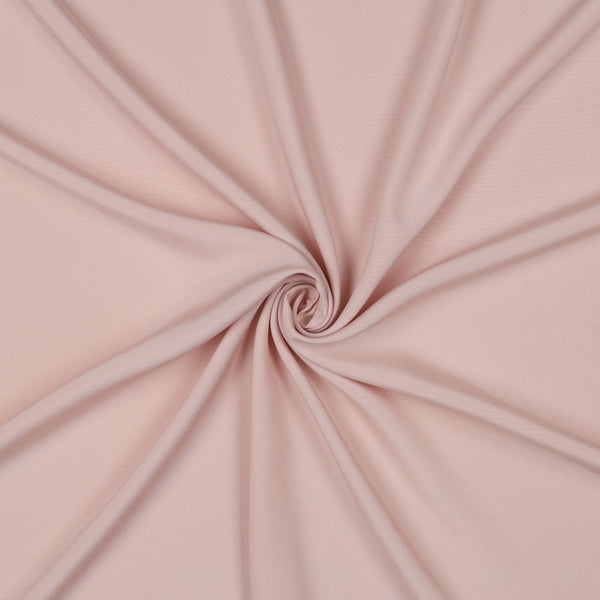 Popeline de viscose unie - rose clair 06 - certifiée  Eco-Vero (Prix pour 10cm)