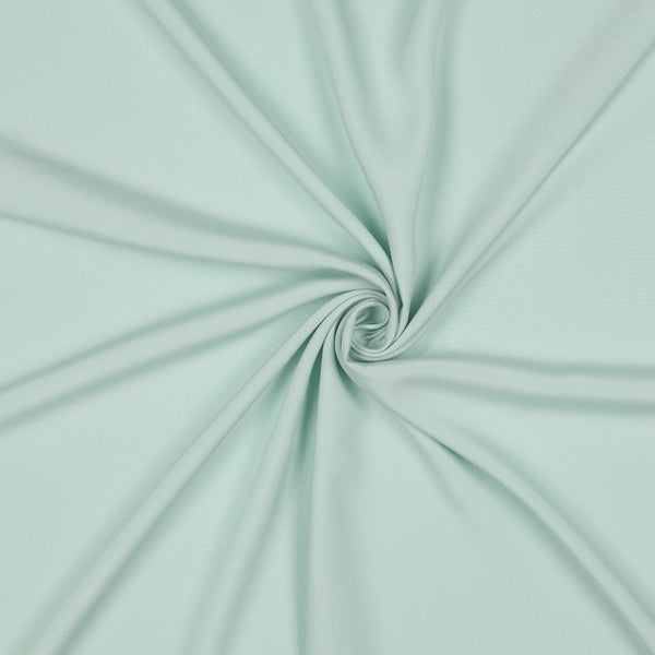 Popeline de viscose unie - menthe 12 - certifiée  Eco-Vero (Prix pour 10cm)
