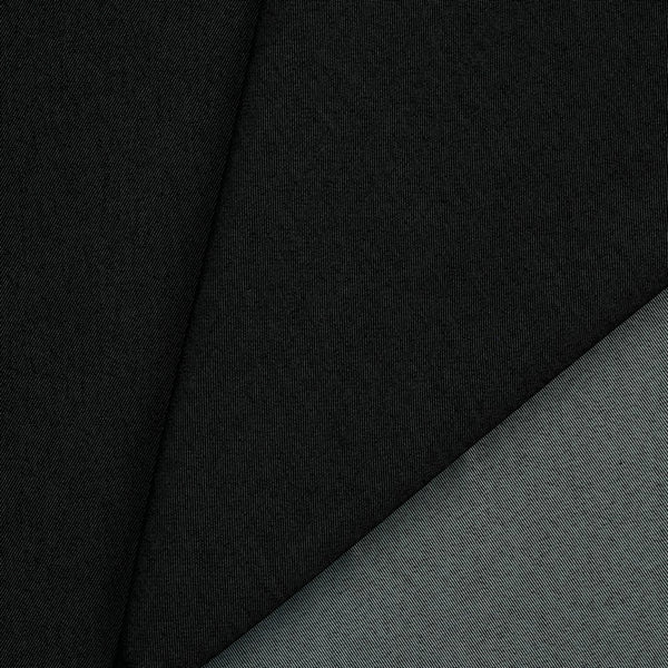Coupon de 1,62m de Denim / Jean's - 65% coton - 33% polyester - 2% élasthanne - noir