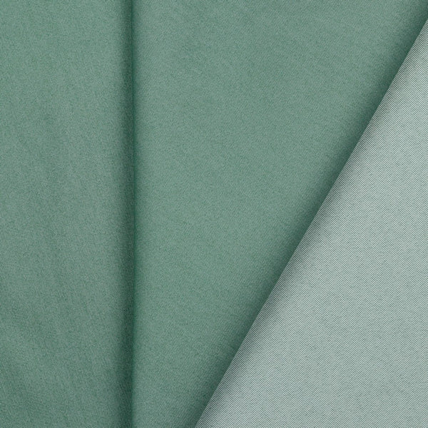 Denim / Jean's - 65% coton - 33% polyester - 2% élasthanne - vert menthe (prix pour 10cm)
