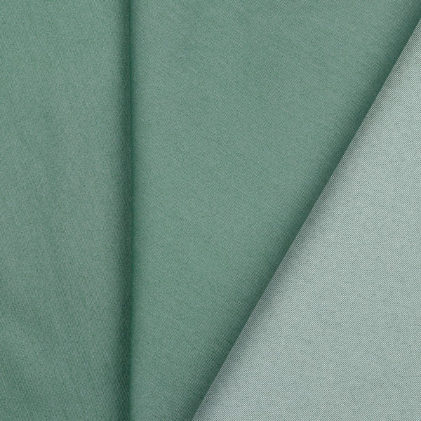 Coupon de 50cm de Denim / Jean's - 65% coton - 33% polyester - 2% élasthanne - vert menthe (prix pour le coupon)