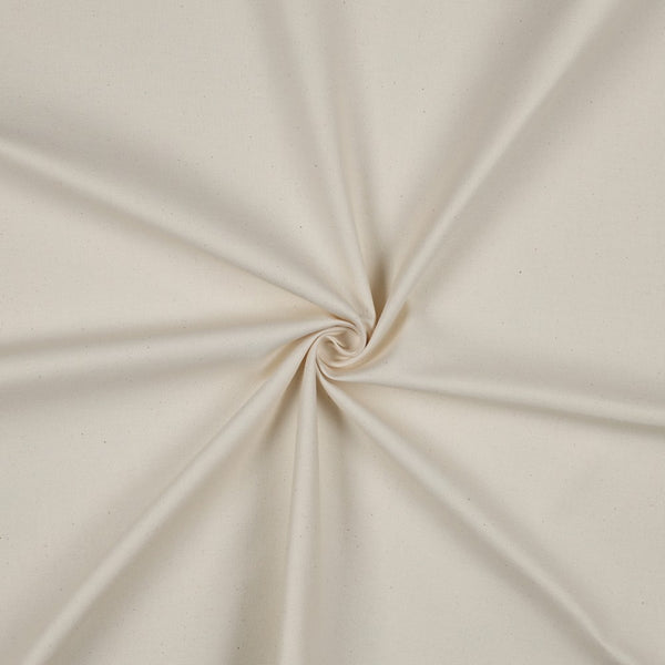 Canvas uni beige naturel - 100% coton oeko-tex (prix pour 10cm)