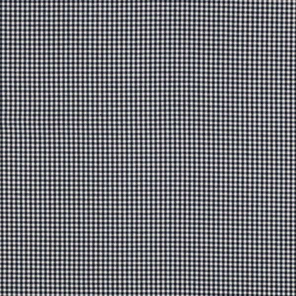Popeline 100% coton mini vichy bleu marine certifié oeko-tex (prix pour 10cm)