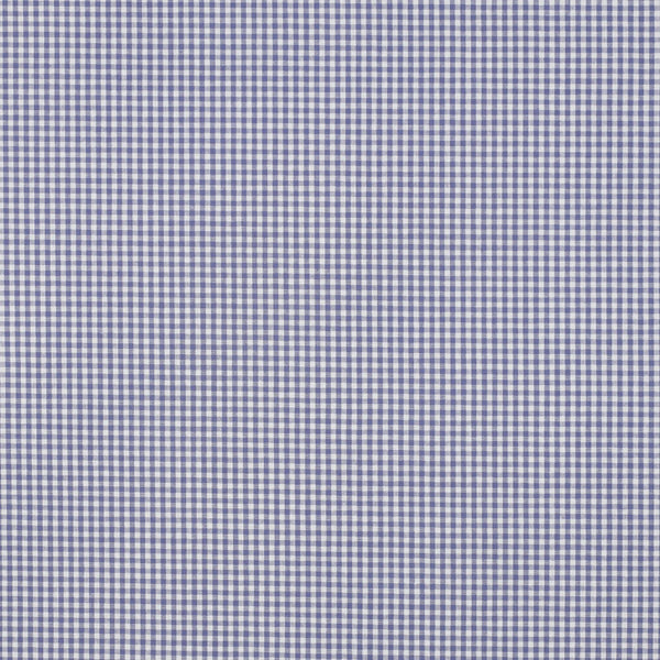 Popeline 100% coton mini vichy lavande certifié oeko-tex (prix pour 10cm)