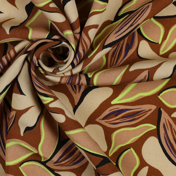Viscose  "Palma fauve" (Prix pour 10cm)