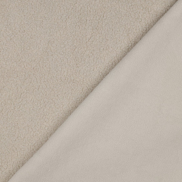 Teddy fleece double face - beige 004 (prix pour 10cm)