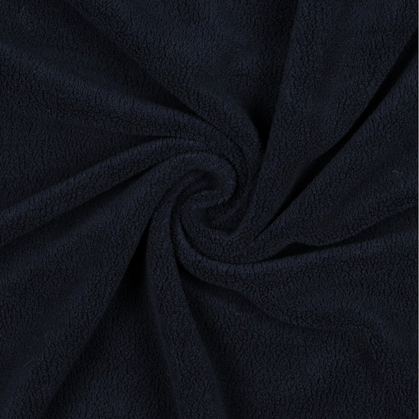 Micro fleece / polaire marine 04 tout douce (prix pour 10cm)