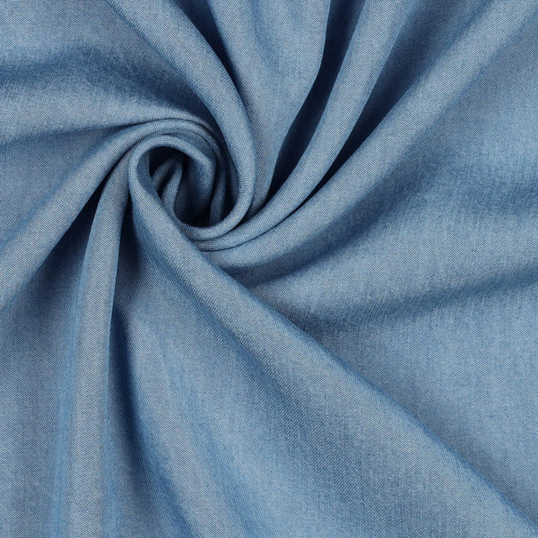 Coupon de 92cm de Lyocell jeans - bleu clair (prix pour le coupon)