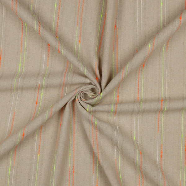 Toile lignes fluo / néons (prix pour 10cm)