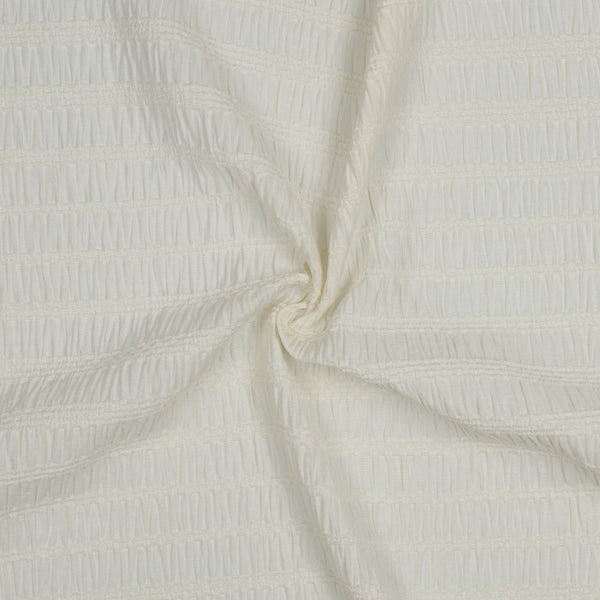Seer sucker stripe - Crème  (prix au 10cm)