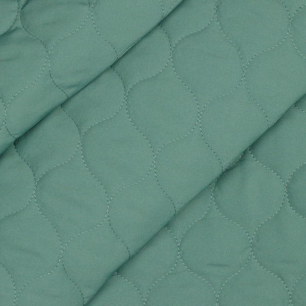 Doudoune / Stepped / tissu matelassé kaki certifié oeko-tex(prix pour 10cm)