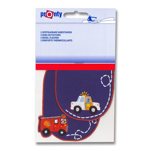 Renfort thermocollant - Coudière/genouillère jeans - les pompiers (la paire)