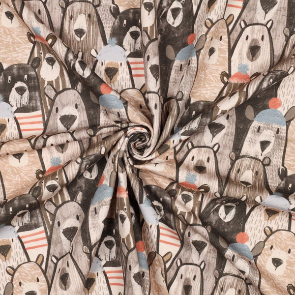 Sweat - "nounours"- certifié oeko-tex (prix pour 10cm)