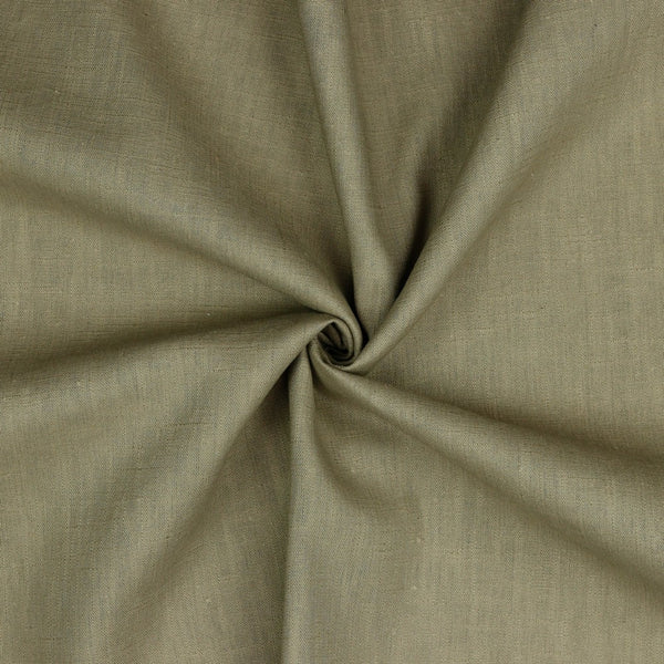 Lin lavé uni - sable 07 certifié oeko-tex (prix pour 10cm)