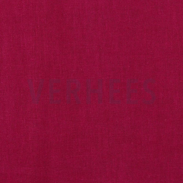 Lin lavé cerise certifié oeko-tex (prix pour 10cm)