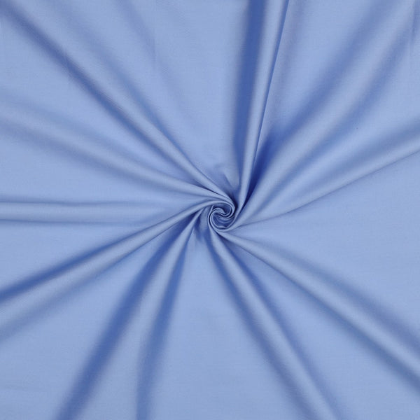 Satin 100% coton uni - lavender blue certifié oeko-tex (prix pour 10cm)