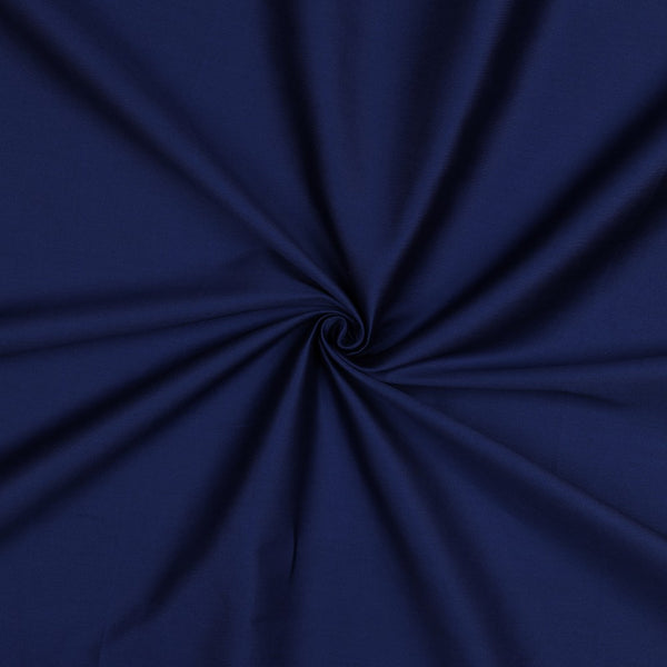Satin 100% coton uni - bleu royal 041 certifié oeko-tex (prix pour 10cm)