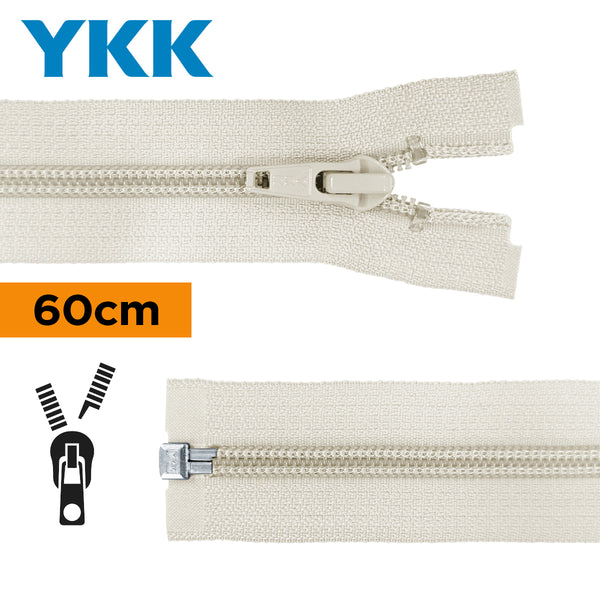 YKK - zip séparable spirale 60cm - couleur dune 572 (prix à la pièce)