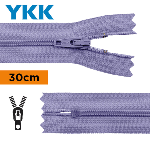 YKK - zip non séparable 30cm - couleur bijou 554 (prix à la pièce)