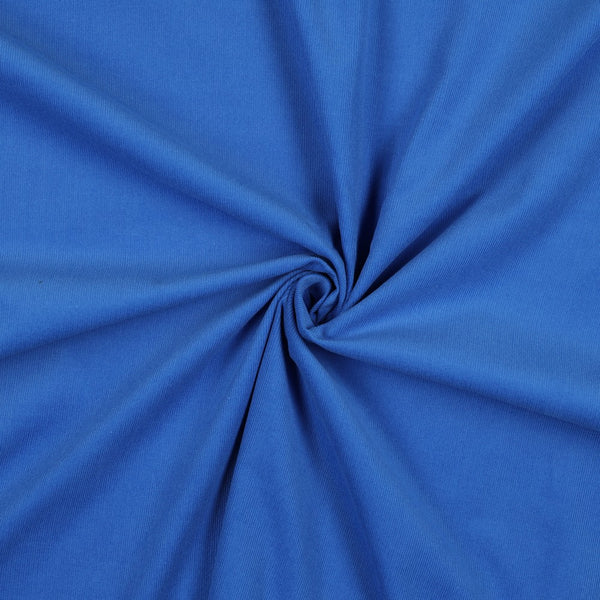 Velours milleraies lavé - 100% coton - Bleu cobalt - Oeko-tex (Prix pour 10cm)