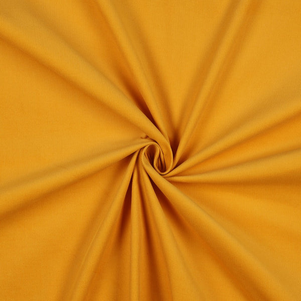 Velours milleraies lavé - 100% coton - jaune - Oeko-tex (Prix pour 10cm)