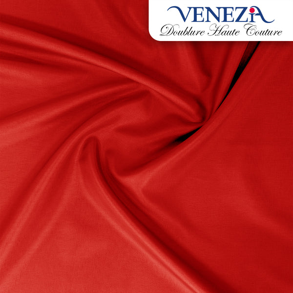 Doublure Venezia rouge (prix pour 10cm)