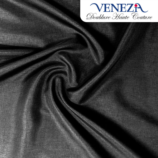 Doublure Venezia noire (prix pour 10cm)