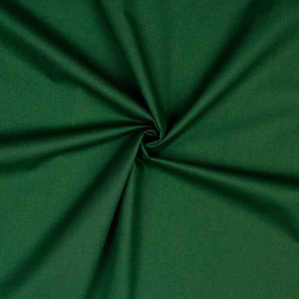 Tissu popeline 100% coton - vert kaki 42 - Oeko-tex (prix pour 10cm)