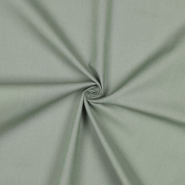 Tissu popeline 100% coton - vert sauge 082 - Oeko-tex (prix pour 10cm)