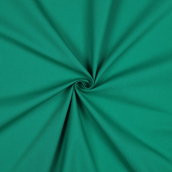 Tissu popeline 100% coton - vert tropique 088 - Oeko-tex (prix pour 10cm)