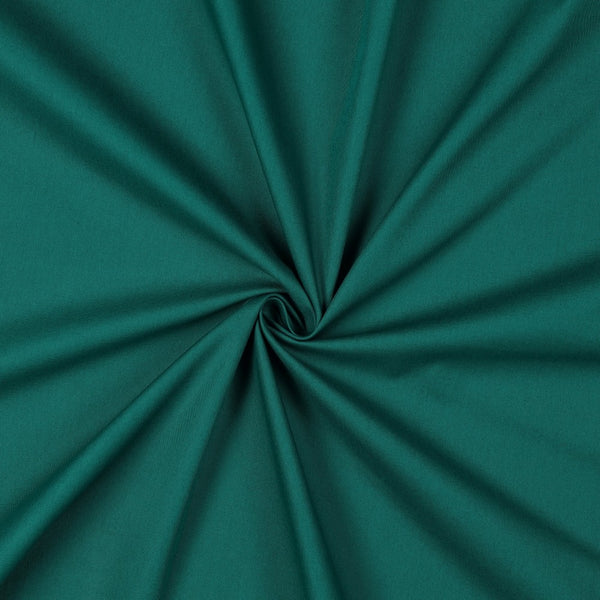 Tissu popeline 100% coton - vert jungle 89 - Oeko-tex (prix pour 10cm)