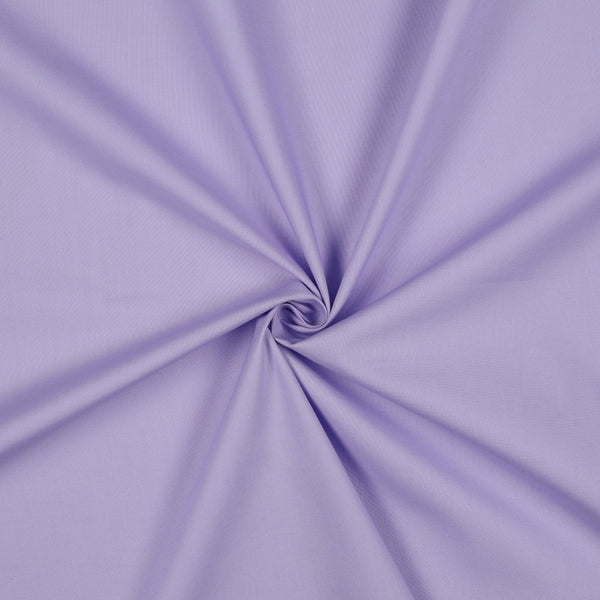 Tissu popeline 100% coton - parme/lilas 054 - Oeko-tex (prix pour 10cm)