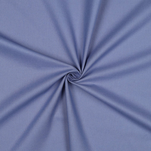 Tissu popeline 100% coton - bleu lavande 103 - Oeko-tex (prix pour 10cm)
