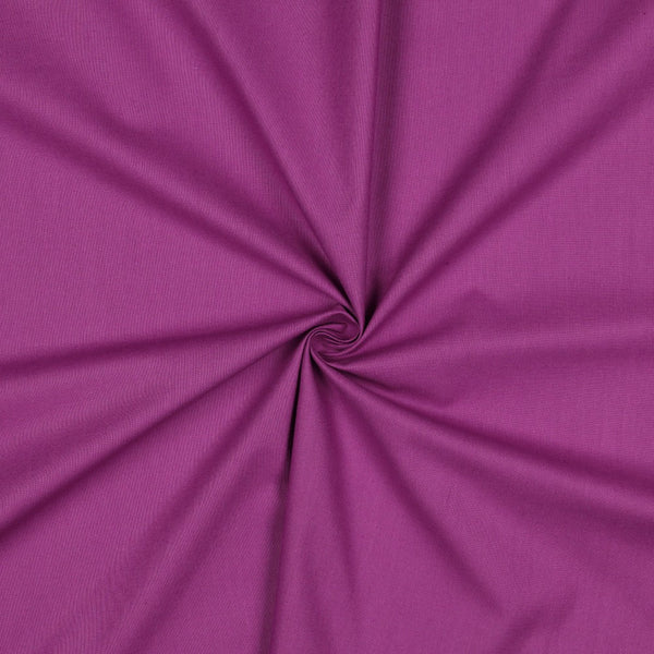 Tissu popeline 100% coton - mulberry 106 - Oeko-tex (prix pour 10cm)
