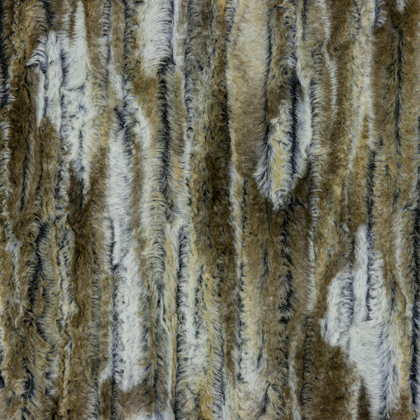 Fausse fourrure beige tout douce  (prix pour 10cm)