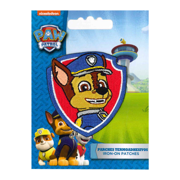 Patch thermocollant  Paw patrol - Pat Patrouille - Blason Chase (prix à la pièce)