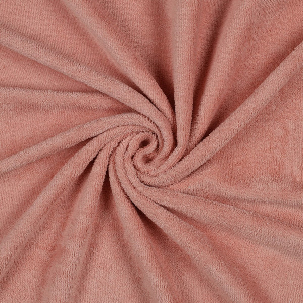 Eponge en bambou rose - certifiée Oeko-tex- laize 150cm (prix par 10cm)