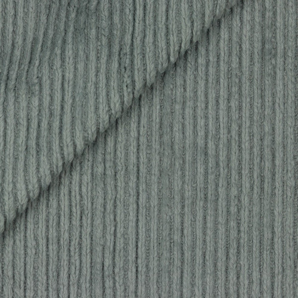 Fausse fourrure à côtes toute douce - gris (prix pour 10cm)