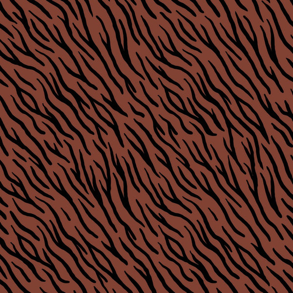 French terry brossé/ sweat - "rayure tigre" - certifié GOTS (prix pour 10cm)