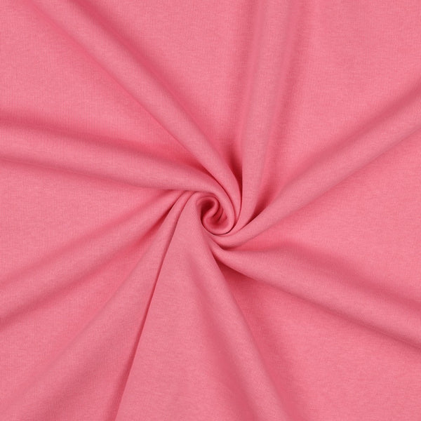 Sweat épais uni rose 34 - certifié oeko-tex (prix pour 10cm)