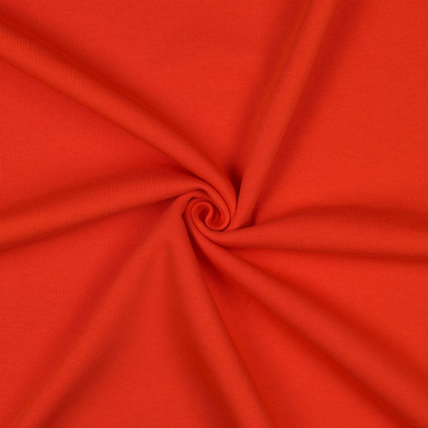 Sweat épais uni orange 36 - certifié oeko-tex (prix pour 10cm)